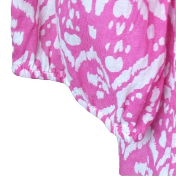 Gap cotton ikat pullover with tassels M - Picture 4 of 5